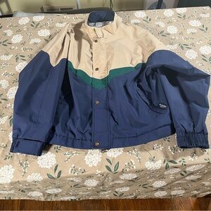 Tourney Gore-Tex bomber jacket  Waterproof Windproof Colorblock Mens Size Large